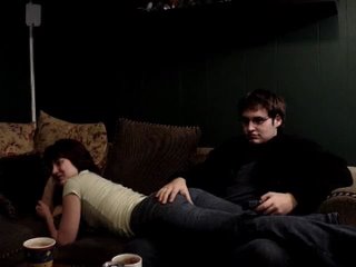 the girl is farting
